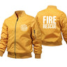 Fire Rescue Firefighter Fireman Bomber Jacket Ma-1 Aviator Pilot Air Mens Streetwear Winter Coats Male Windbreak Jackets S-5XL