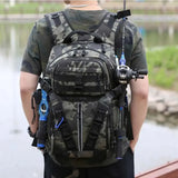 Fishing Box Rod Large-capacity Fishing Backpack Carp Fishing Accessories Fishing Tackle Backpack Tactical Camping Travel Bag