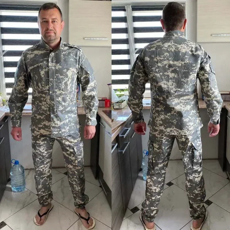 Fishing Multicam Coat Softair Uniform Clothes Suit Military Hunting Army Camouflage Pant Combat Militar Airsoft Tactical Men