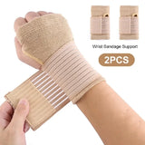 Fitness Elastic Wrist Guard Wristband Arthritis Sprain Band Carpal Protector Hand Brace Sports Safety Wrist Supports Accessories