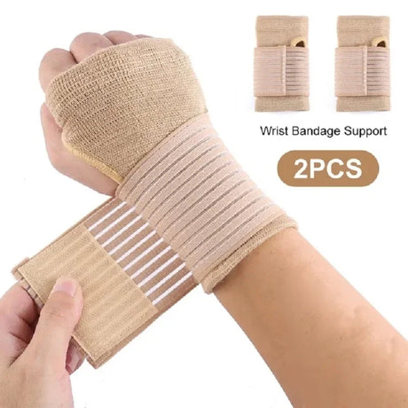 Fitness Elastic Wrist Guard Wristband Arthritis Sprain Band Carpal Protector Hand Brace Sports Safety Wrist Supports Accessories