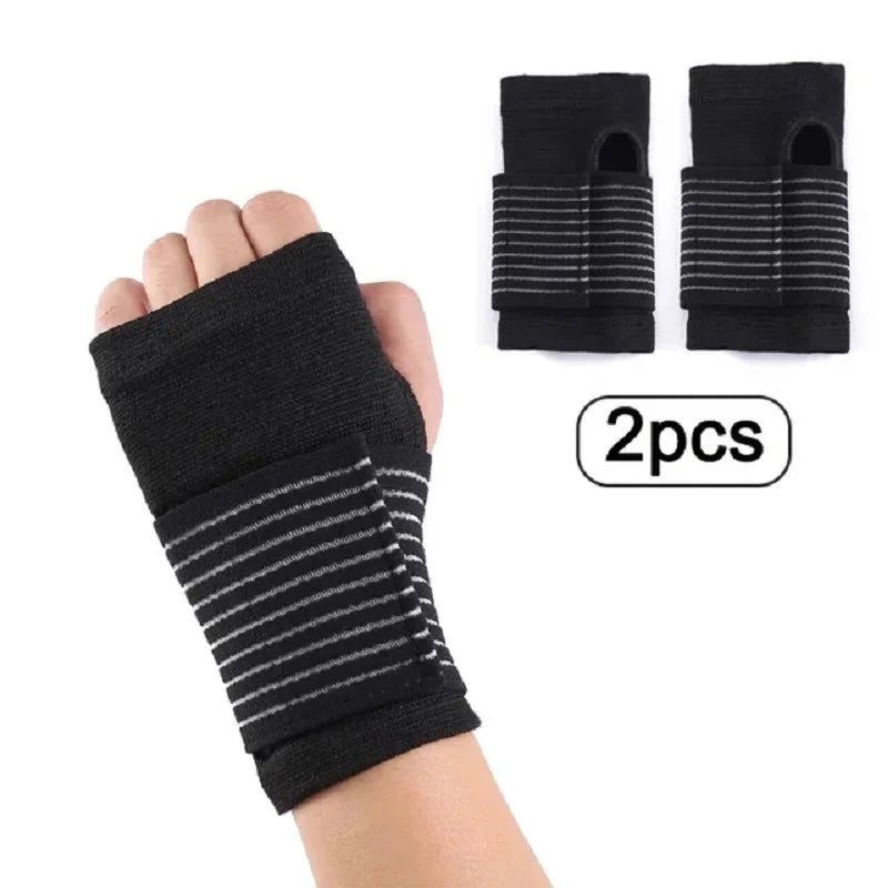 Fitness Elastic Wrist Guard Wristband Arthritis Sprain Band Carpal Protector Hand Brace Sports Safety Wrist Supports Accessories