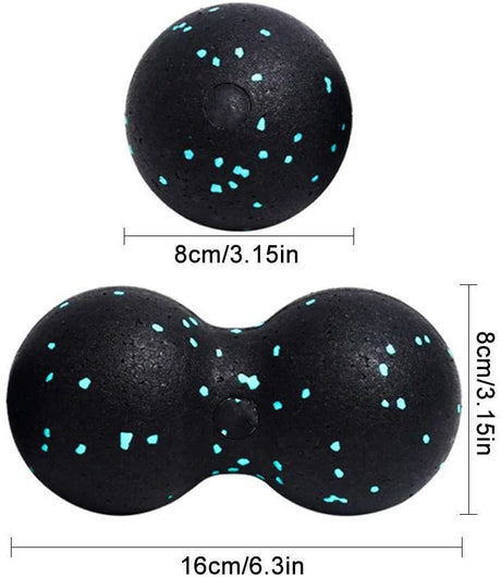 Fitness Massage Ball Fascia Relaxation Exercise Balls Set for Yoga / Myofascial Release / Deep Tissue Massage