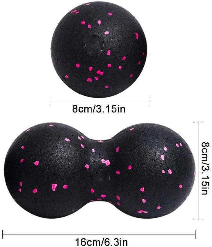 Fitness Massage Ball Fascia Relaxation Exercise Balls Set for Yoga / Myofascial Release / Deep Tissue Massage