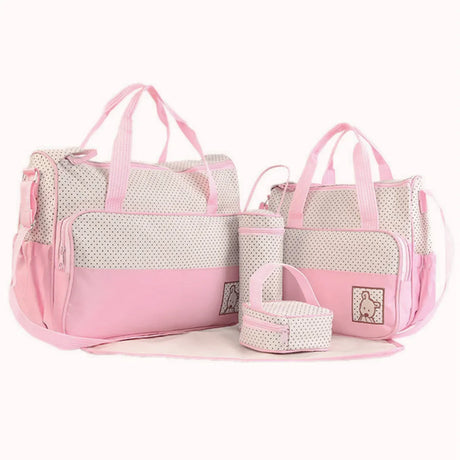 Five Piece Mommy Bag One Shoulder Oblique Straddle Mother Baby Bun Mother Bag Diaper Bag