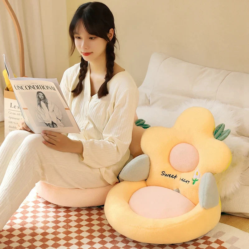 Flower Children's Sofa Cute Chair Lazy Couch Stool for Children Couch Creative Cartoon Shape Sofa Chair Cute Chair Easy To Clean