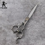 FnLune 6.5 Inch VG-10 Strange Blade Professional Hair Salon Scissors Cut Barber Tools Haircut Shear Hairdressing Scissors