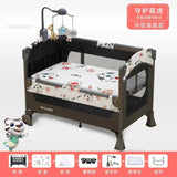 Foldable Baby Cradle Bed Multi-functional Children's Beds Portable Mobile Newborn Splicing Large Bed Modern Children's Furniture