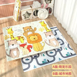 Foldable Baby Play Mats Xpe Kids Crawling Carpet Puzzle Mat Educational Children Activity Rug Folding Blanket Floor Games Toys