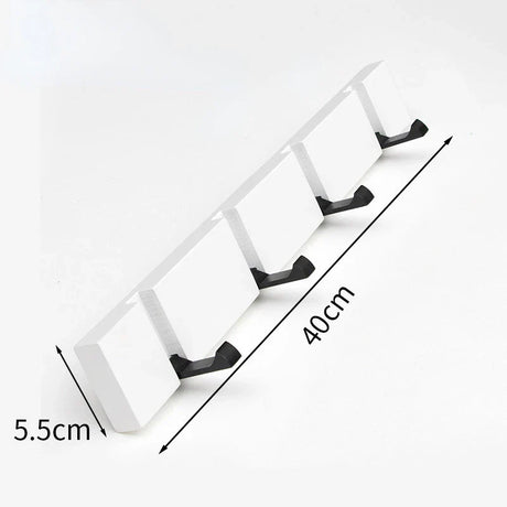 Foldable Bamboo Wall-mounted Clothes Hooks Door Hangers Household Coat Towel Hook Shelf Bathroom Hanging Rack