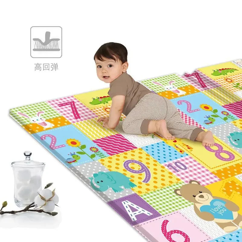 Foldable XPE Kids Rug Foldable Cartoon Baby Play Mat Toys For Children Mat Playmat Puzzle Carpets in The Nursery Play Game Mats