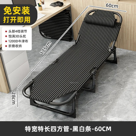 Folding Beds With Mattress Modern Simple Lunch Break Artifact Office Nap Bed outdoor camp bed Accompanying Bed Portable Recliner