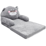 Folding Children's Sofa Baby Plush Seat Elephant Shape Kid Sitting Chair Chairs