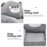 Folding Children's Sofa Baby Plush Seat Elephant Shape Kid Sitting Chair Chairs