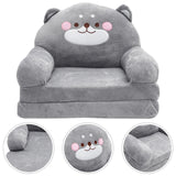 Folding Children's Sofa Baby Plush Seat Elephant Shape Kid Sitting Chair Chairs