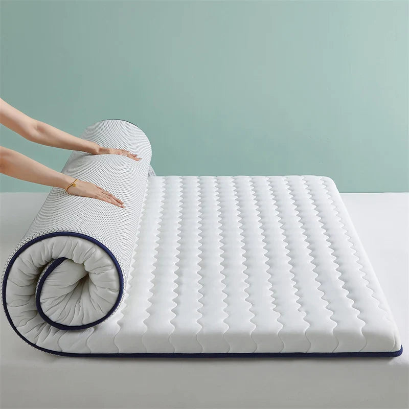 Folding Mattresses 5cm Bed Mat Plus Thick Latex Bedroom Furniture Honeycomb Air Permeability Stereoscopic Hanging Process