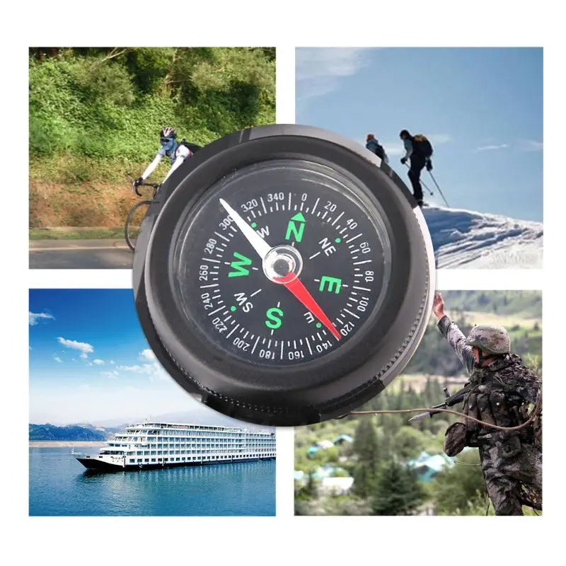 Folding Military Tactical Compass Kids Toys Teaching Compass Climbing Survival Equipment Camping Hiking