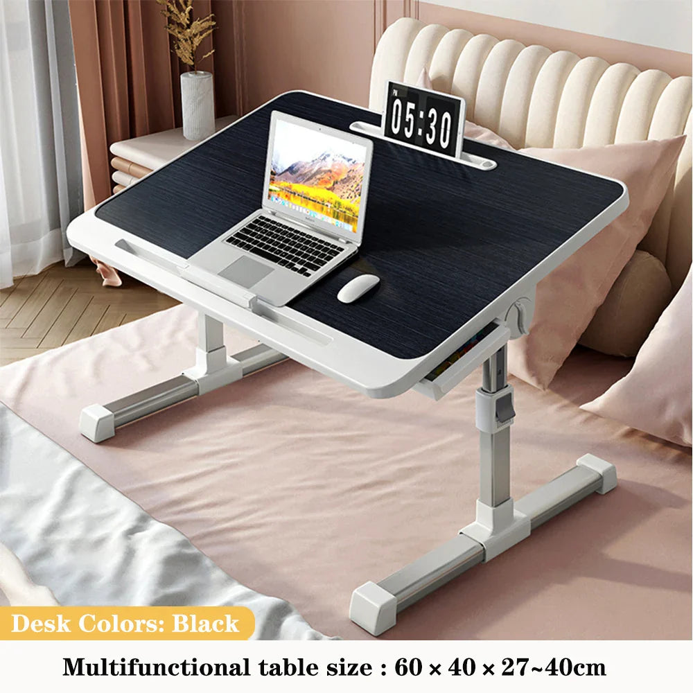 Folding Tables Laptop Desk for Bed Portable Computer Tray for Sofa Table for Writing 4 Angles Adjustable Laptop Table with Holde