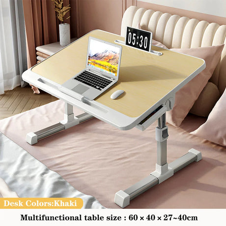 Folding Tables Laptop Desk for Bed Portable Computer Tray for Sofa Table for Writing 4 Angles Adjustable Laptop Table with Holde