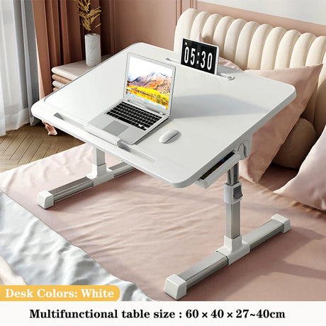 Folding Tables Laptop Desk for Bed Portable Computer Tray for Sofa Table for Writing 4 Angles Adjustable Laptop Table with Holde