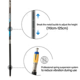 Folding Trekking Poles Ultralight Nordic Walking Stick  Hiking Telescopic Pole Adjustable Anti Shock  Sticks Climbing Running