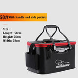 Folding live Fishing Bucket EVA Thickening Fish Bucket Portable Water Tank Fishing Tackle Live Fish Box