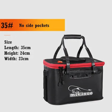 Folding live Fishing Bucket EVA Thickening Fish Bucket Portable Water Tank Fishing Tackle Live Fish Box