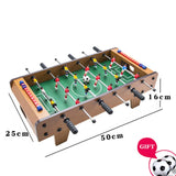 Foosball Table Easily Assemble Wooden Soccer Games Table Top Footballs Indoor Game Set for Room, Parties, Family Sport Kids Gift