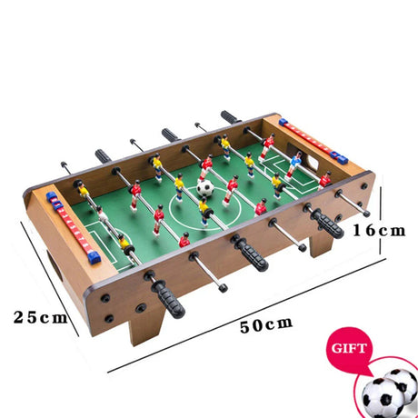 Foosball Table Easily Assemble Wooden Soccer Games Table Top Footballs Indoor Game Set for Room, Parties, Family Sport Kids Gift