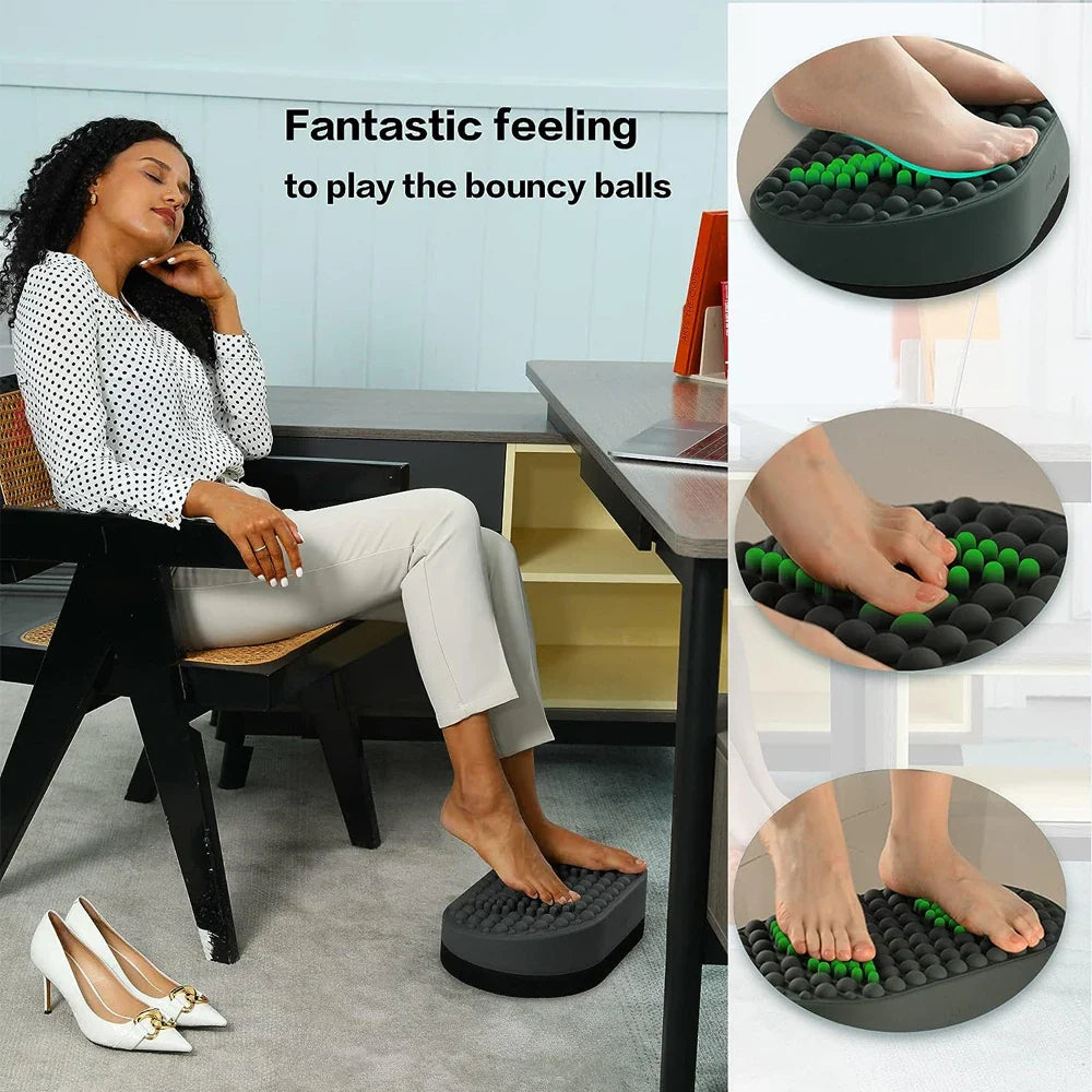 Foot Rest Under Desk for Office,Foot Stool Under Desk for Gaming Chair,Ergonomic Under Desk Foot Rest for Back & Hip Pain Relief