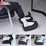 Foot Rest for Under Desk at Work with Removable Soft Warm Foam Cushion Ergonomic Foot Stool with Massage Texture  Sturdy Office