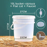 For Beer Fermenter Airlock Bucket Making Brewing Container Fermentation Equipment Barware Wine Kit Home With &