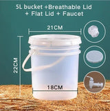 For Beer Fermenter Airlock Bucket Making Brewing Container Fermentation Equipment Barware Wine Kit Home With &