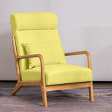 Formwell-Retro Modern Accent Chair, Mid-Century Sofa Chair, Solid Wood Frame, Waist Pillow, Lounge Club Chair, 26"