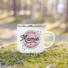 French Print Enamel Mug Creative Coffee Cups Drinks Water Milk Cup Enamel Mug Home Drinkware Gift for Grandma Grandpa Aunt Uncle