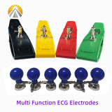 Full Set Chest Suction Ball & Limb Clamp Clip ECG Electrodes Dual or Multi-Function EKG Electrode For ECG Machine Adult Use