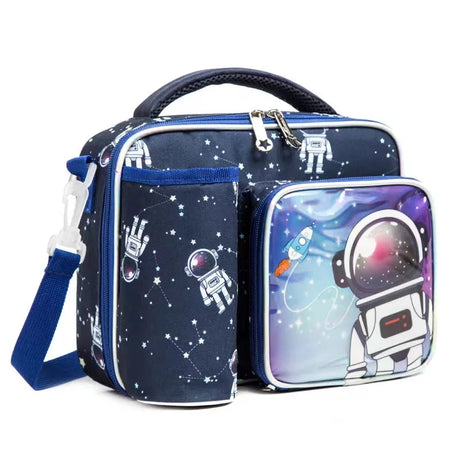 Functional Pattern Cooler Lunch Box Fresh Portable Insulated Oxford Lunch Bag Thermal Food Picnic Lunch Bags for Girls Kids