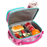 Functional Pattern Cooler Lunch Box Fresh Portable Insulated Oxford Lunch Bag Thermal Food Picnic Lunch Bags for Girls Kids