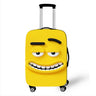 Funny Expression  Printed Suitcase Cover Ladies Travel Out Elastic Luggage Protective Cover Dust Cover Luggage Case