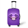 Funny Expression  Printed Suitcase Cover Ladies Travel Out Elastic Luggage Protective Cover Dust Cover Luggage Case