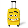 Funny Expression Travel Suitcase Dust Cover Luggage Protective Cover for 18-32 Inch Trolley Case Dust Cover Travel Accessories