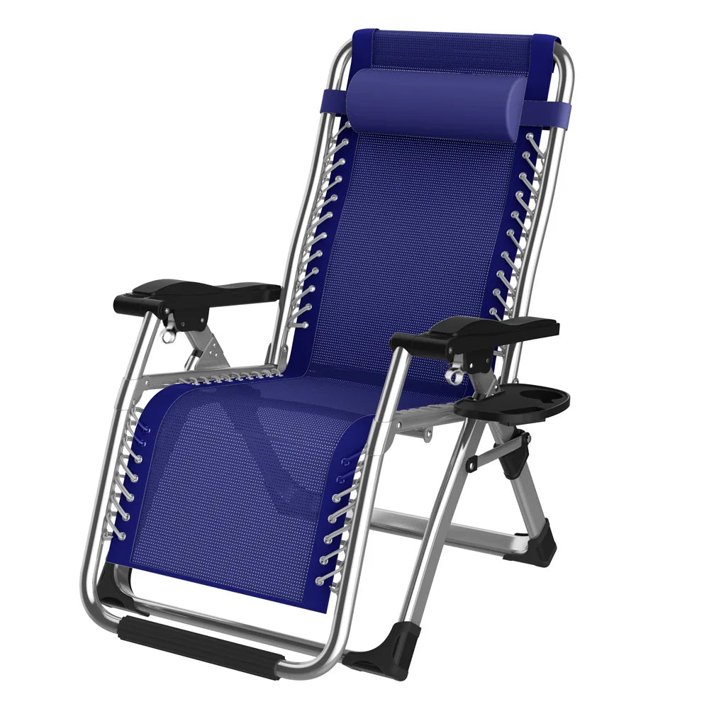 Garden Sun Lounger Recliner Chair Outdoor Beach Chairs Foldable Folding Camping Seat Terrace Chair Beach Cot