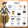 Genshin Impact Navia Cosplay Costume Wig Hat Set Women Dress Uniform  Halloween Party for Girls