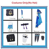 Genshin Impact cosplay scaramouche genshin genshin impact wig shoes Boots hat costume Outfit Uniform Party Dress Full Set