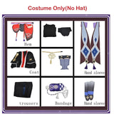 Genshin Impact cosplay scaramouche genshin genshin impact wig shoes Boots hat costume Outfit Uniform Party Dress Full Set