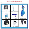 Genshin Impact cosplay scaramouche genshin genshin impact wig shoes Boots hat costume Outfit Uniform Party Dress Full Set