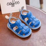 Genuine Leather Boy Sandals 2023Summer Cowhide Baby Shoe Soft Sole Walking Shoe0-3YearSandals for Girl Breathable Kids Shoe유아 샌들