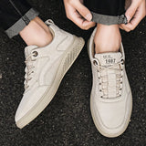 Genuine Suede Leather Men Loafers Casual Shoes Men's Sneakers Lace Up Oxford Shoes Outdoor Jogging Shoes Large Size 38-47