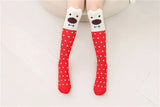 Girl Socks  Knee Socks Kids Dance Legwarmers Cute Bear Animal Cartoon 3 -12 Years Old Cotton Long Tube Princess Free Shipping