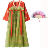 Girls Ethnic Dress Set Bollywood Indian Salwar Kids Performance Cosplay Costume Carnival Outfit